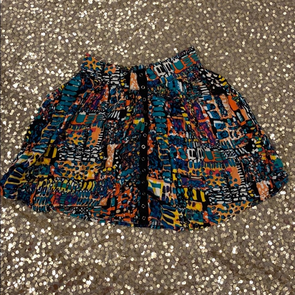 Colorful Snap skirt